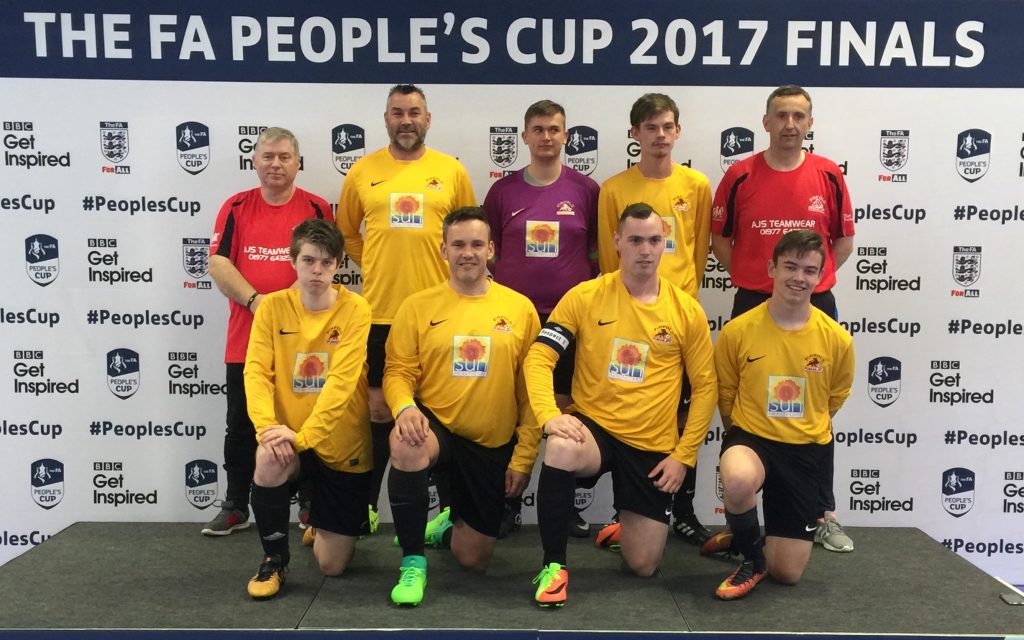 FA peoples Cup 2017 Finals Team photo